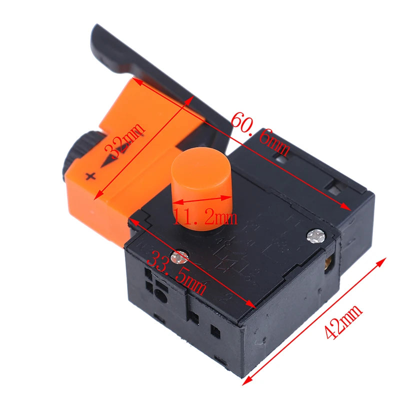 FA2/61BEK lock on power electric hand drill speed control trigger switch 220v6a Oasis Select