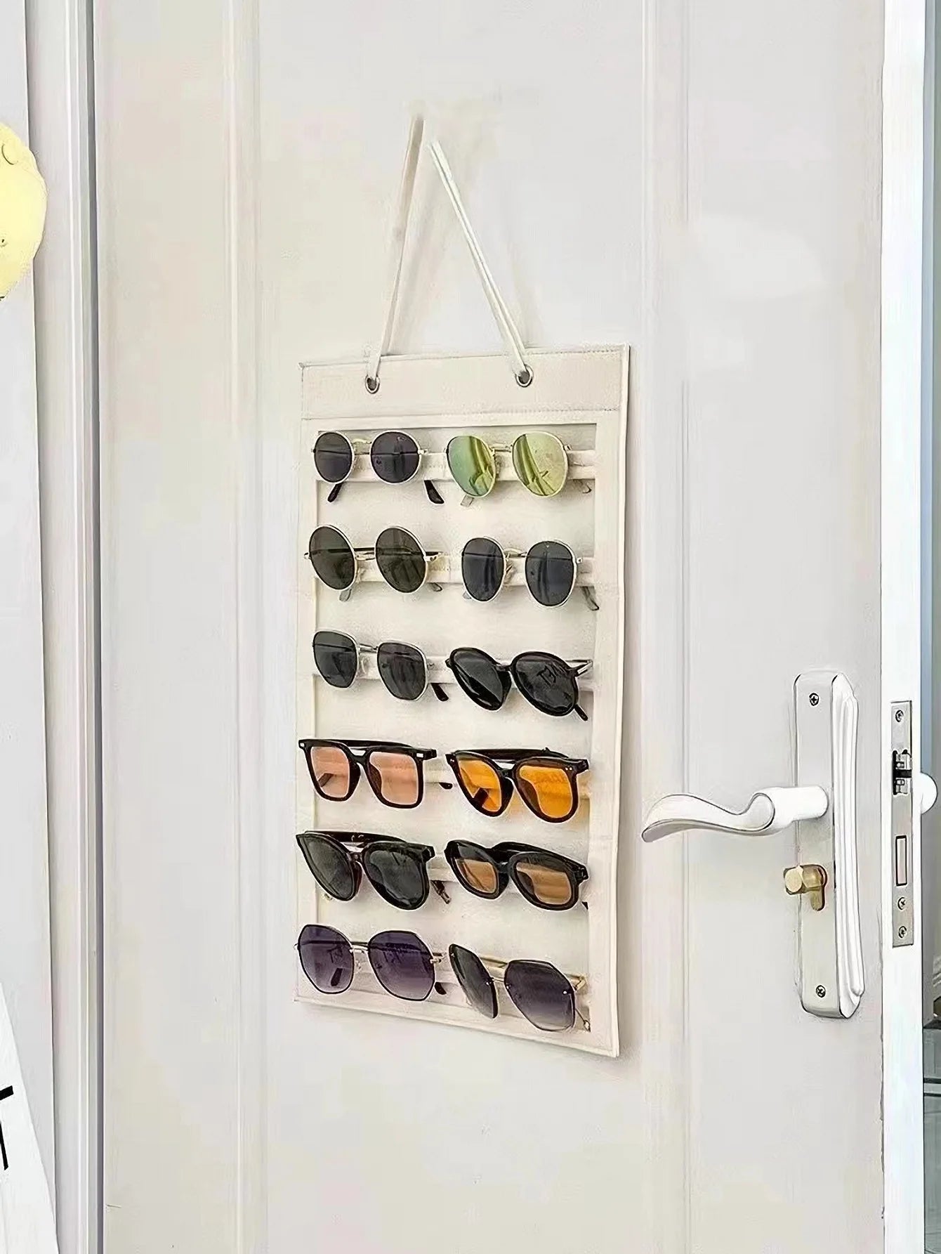 1pc Sunglasses Storage Organizer,Holds 12 pairs of eyeglasses, Hanging Glasses Display Rack,Versatile Wall-Mounted Glasses Hold Oasis Select
