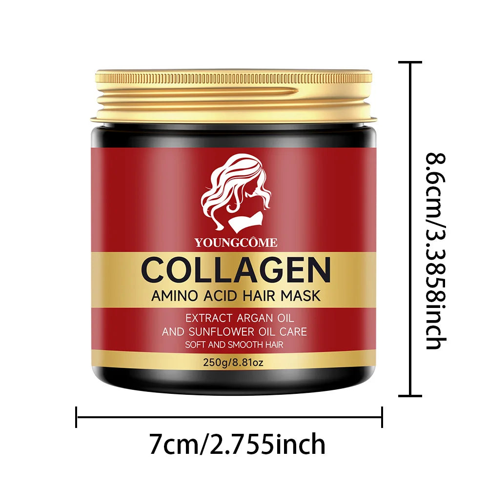 Collagen Keratin Hair Mask 250g – Smooth, Moisturize & Revitalize