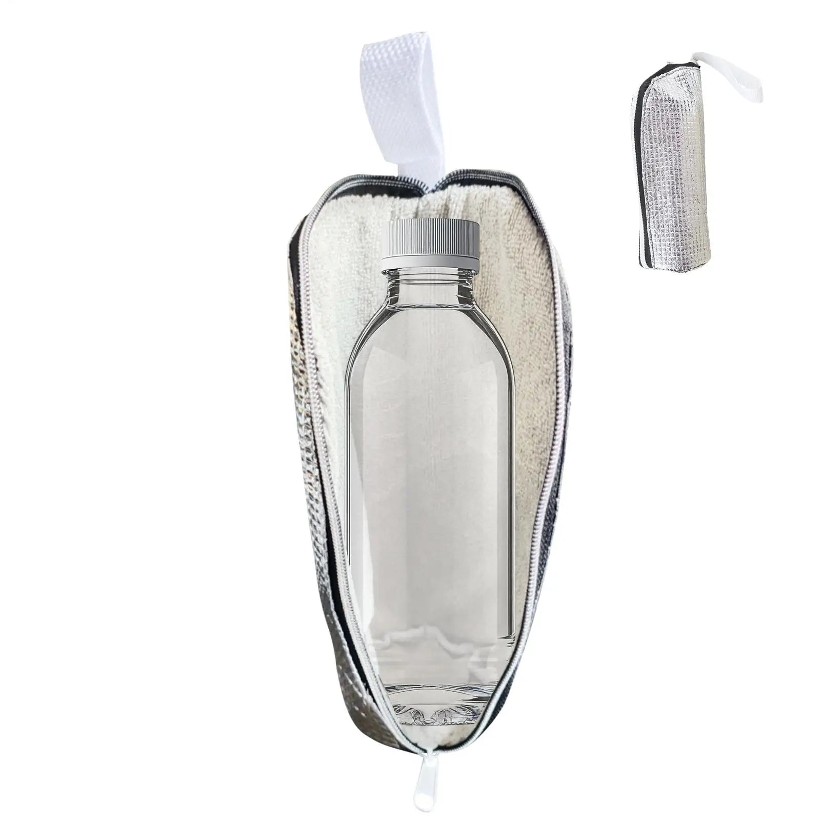 Insulation bag daily portable insulation bag aluminum foil portable can hang water cup insulation cover Water Bottle Cover Oasis Select
