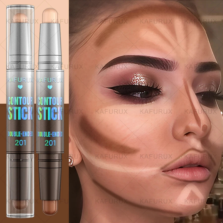 KAFURUX Dual-Ended Contour & Concealer Stick | Long-Lasting
