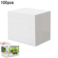 100-Pack Aquarium Water Clarifying Filter Pads | De-Yellowing