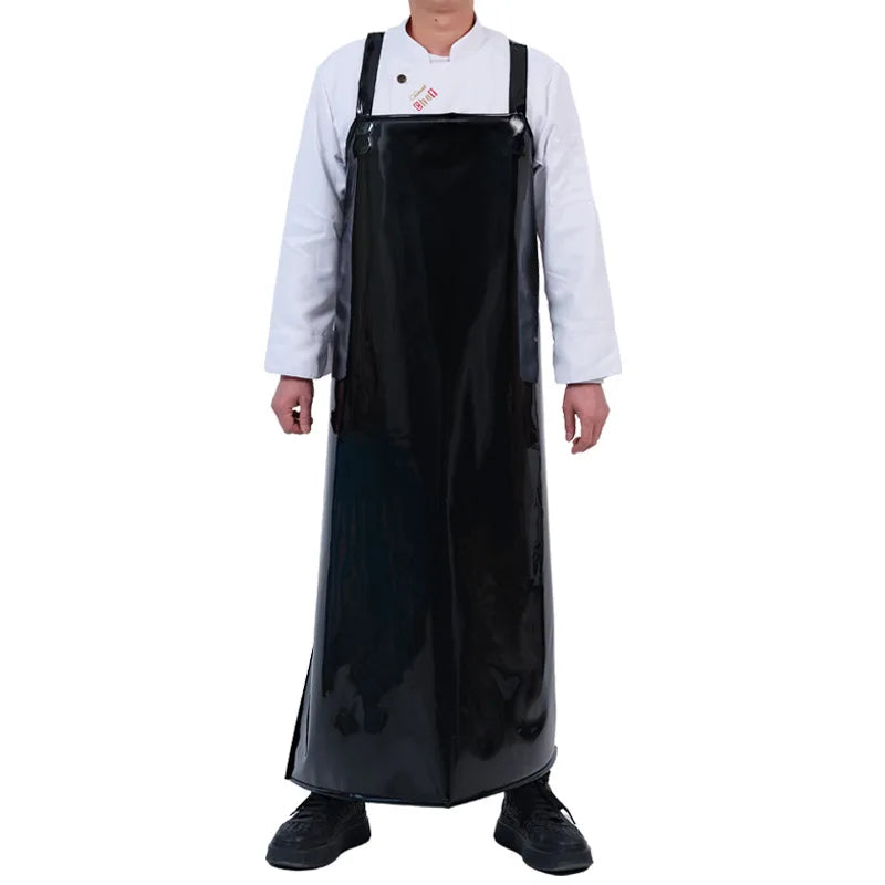 Beef Tendon Oil-proof Waterproof Heavy-duty Butcher Apron Kitchen Apron Vest Labor Insurance Aquatic Work Clothes Unisex Oasis Select