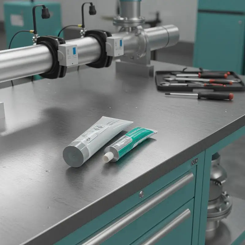 Ultrasonic Flowmeter Coupling Sealant 115/120g TZM-1 High Adhesion Coupling Agent for Plumbing Flow Detection Work Oasis Select