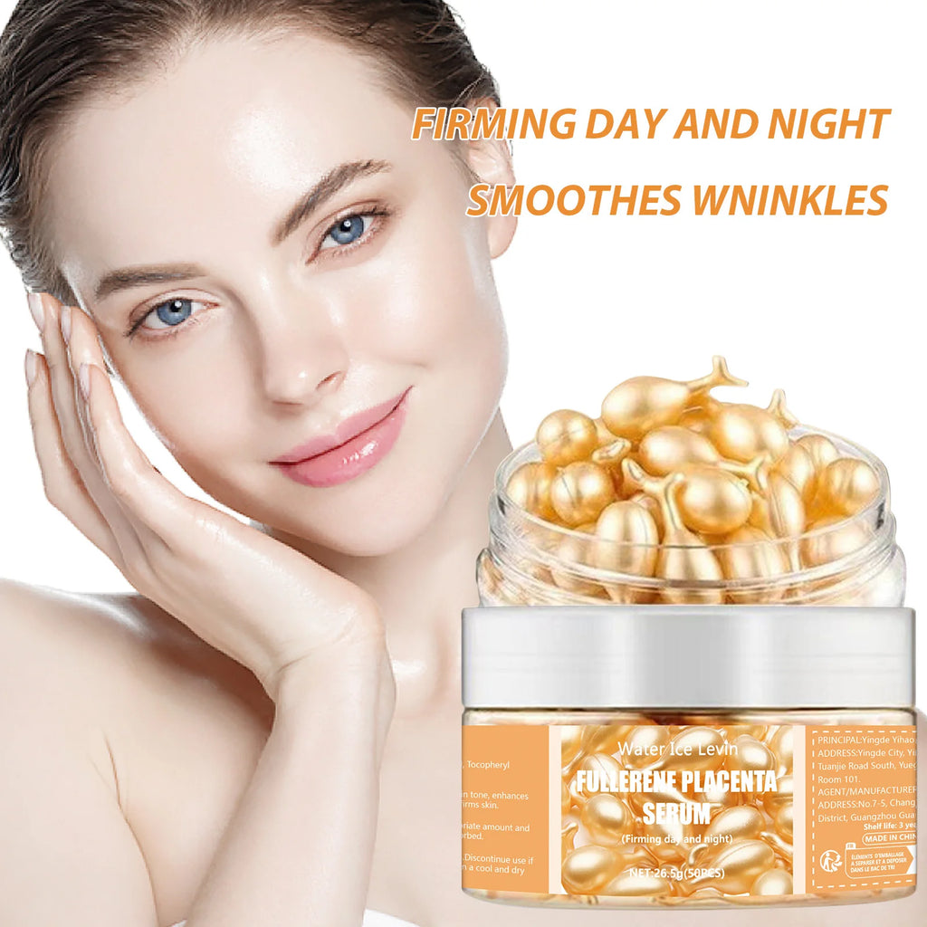 50-Pack Collagen & Hyaluronic Acid Face Serum Capsules Face Serum Capsules Oasis Select