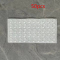 50/100Pcs Soft Silicone Rubber Anti Slip Bumpers Feet Pads Damper Buffer Cabinet Bumpers Silicone Furniture Pads Drawer Door Pad Oasis Select 50PCS
