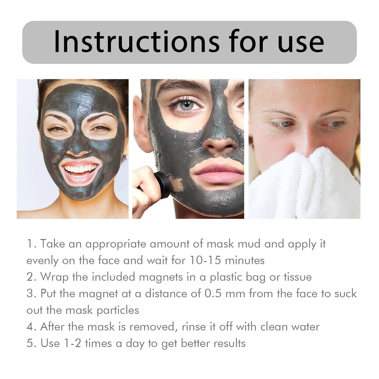 EELHOE Magnetic Blackhead Removing Mask – Pore Cleansing 50g