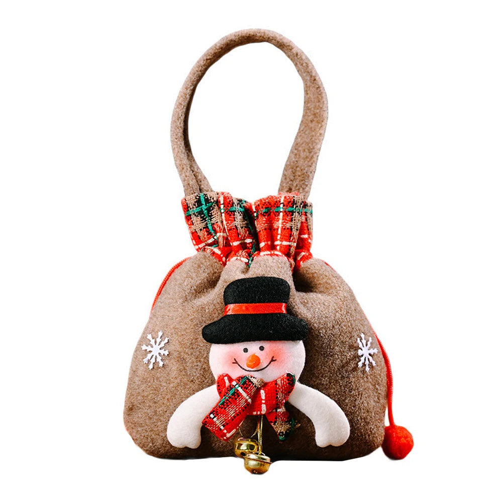 For Christmas Santa Sacks Cloth Present Bags with Strong Handle Cloth Designed for Carrying Holiday Candy and Treats Oasis Select A China Mainland
