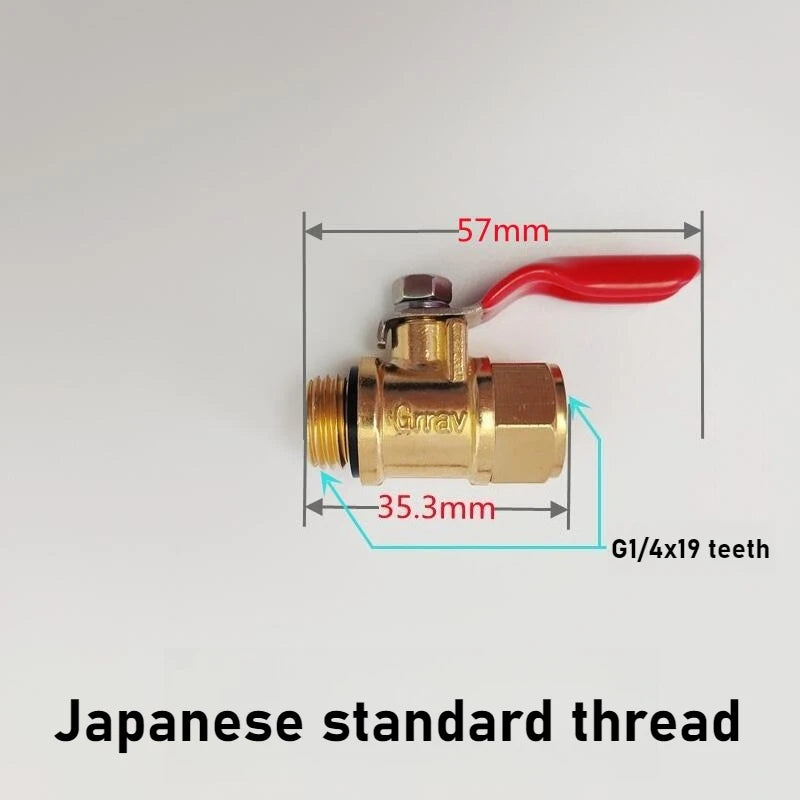 All Copper Valve Agricultural Pesticide Sprayer Ball Valve Switch High-pressure Plunger Pump Power Spray Accessories Oasis Select PF1 4 Japanese