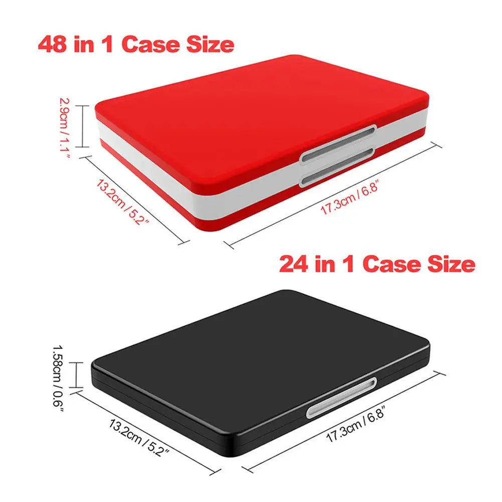 48-in-1 Nintendo DS & 3DS Game Card Case | Magnetic Storage