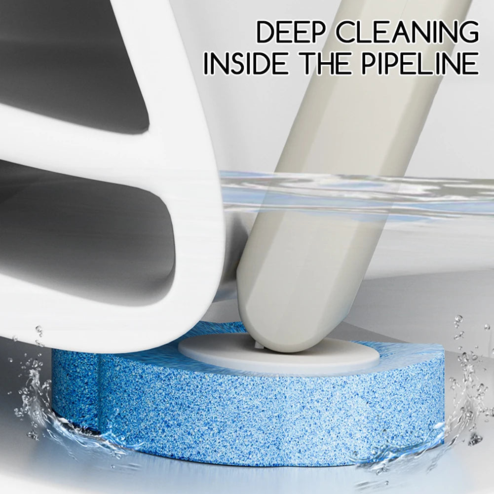 Disposable Toilet Brush Kit with 6 Refills | Contact-Free
