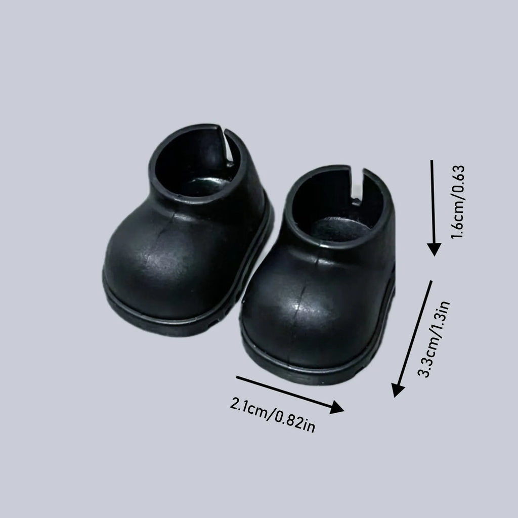 New Hand-made For 17CM Labubu Doll Shoes Dressing Replacement DIY Doll Leather Shoes Multiple Styles Doll Accessories Doll Toys Oasis Select