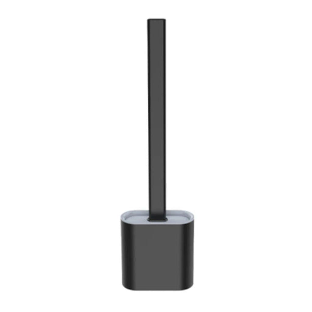 Silicone Toilet Brush & Holder Set – 360° Flexible Long Handle
