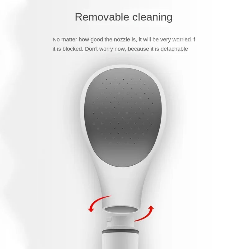 Booster Shower Head with Filter Low Water Pressure Handheld Sprayer Bathroom Shower Set for Home Bath Accessories Use Oasis Select