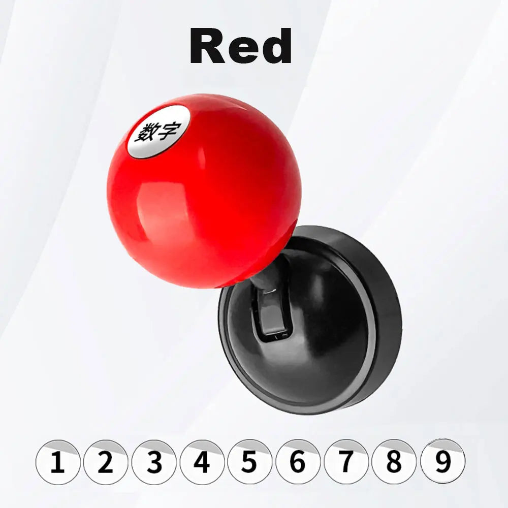 Lucky Number Billiard Ball Car Start Button Cover | DIY Decor