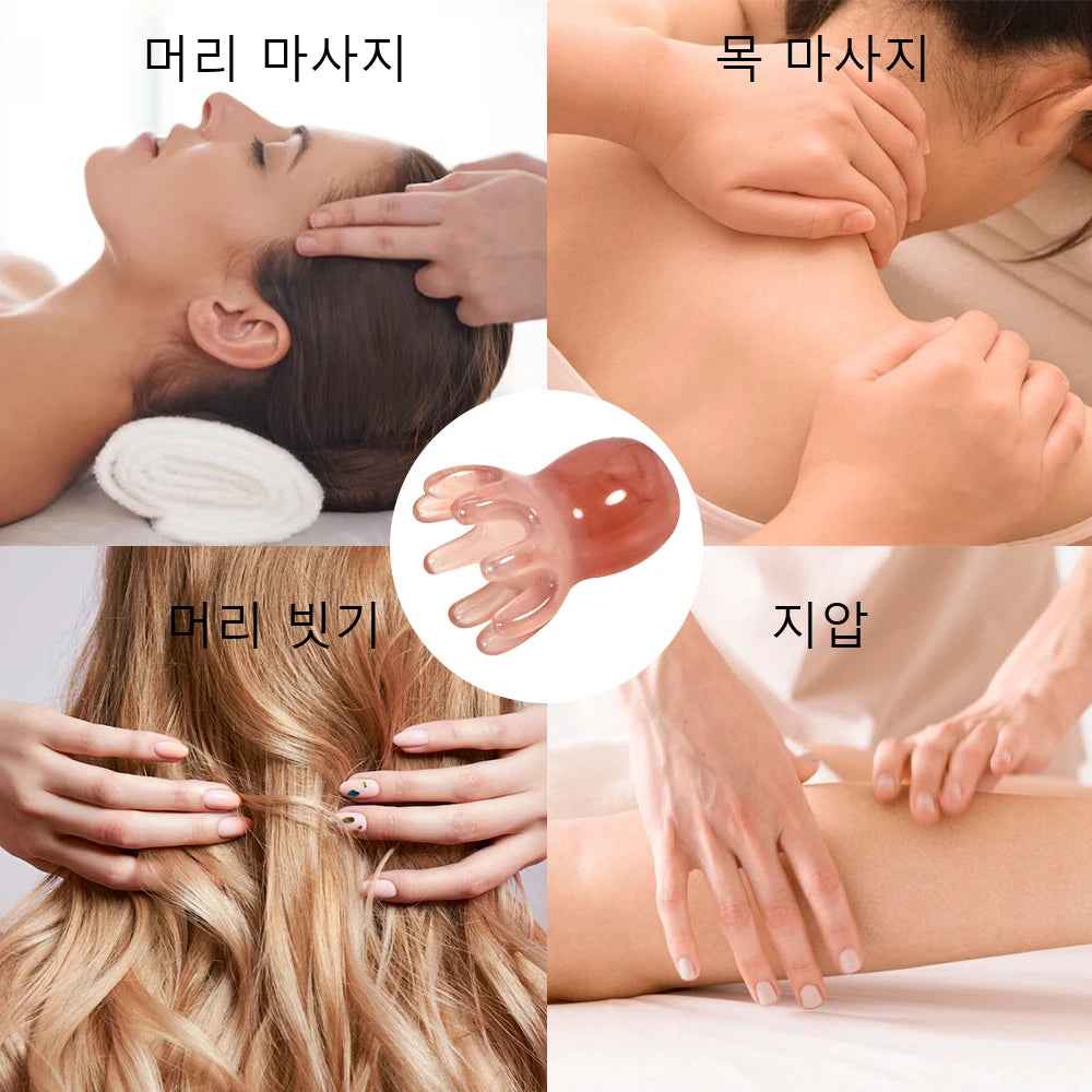Octopus Scalp Massage Comb – Korean Hair Care Tool Scalp Massage Comb Oasis Select