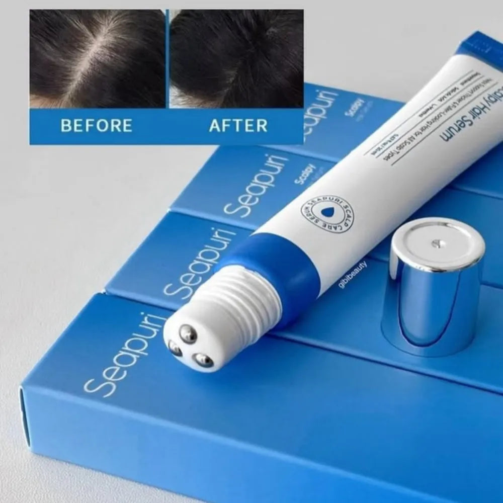 Seapuri Scalphy Hair Essence Rollerball Nourishing Anti-Frizz Hair Serum Refreshing Strengthening Hair Essence Scalp Treatment Oasis Select