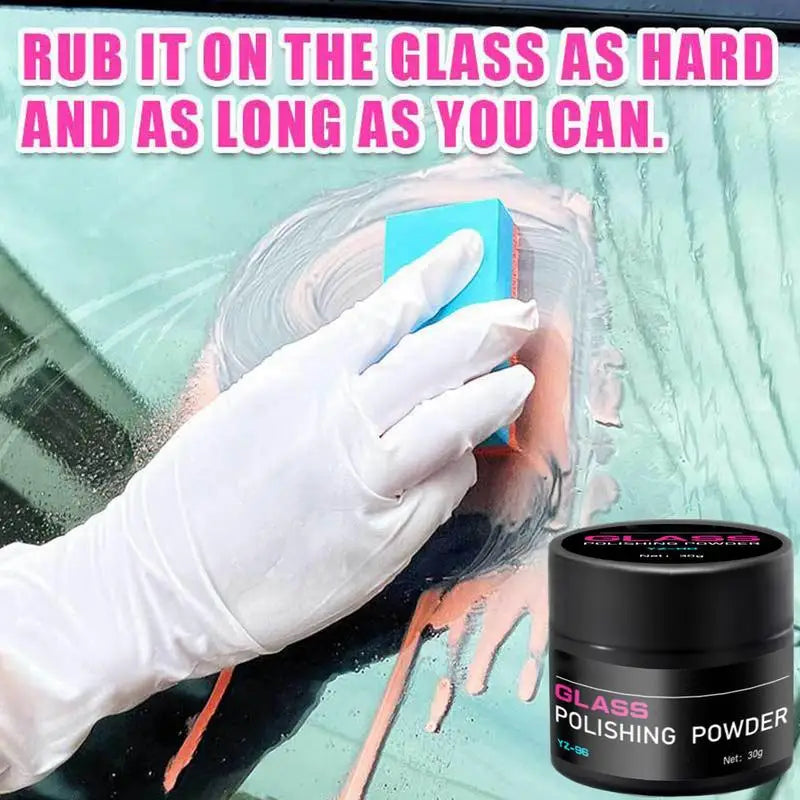 Glass Scratch Remover Oil Film Remover Polishing Powder Glass Cleaner Car Scratch Remover Glass Compound Glass Oil Film Cleaner Oasis Select