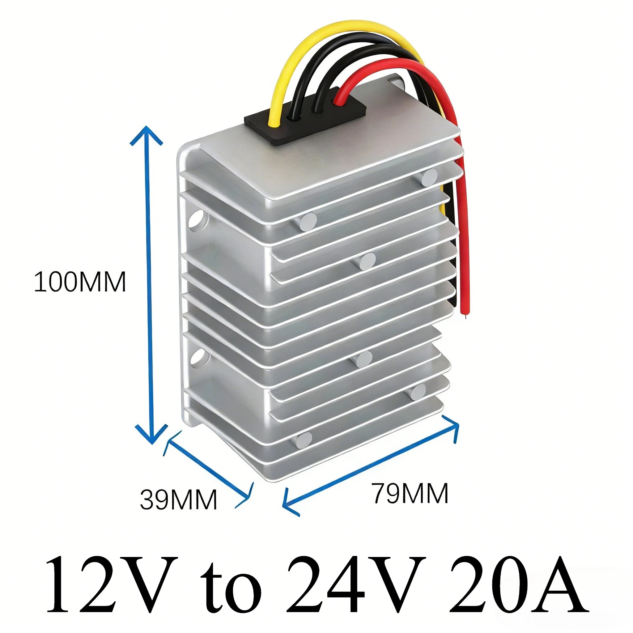 12 volts to 24 volts 19V 20A-1A Boost Step up Power Supply Voltage Regulator 12v to 24v converter dc dc for Car Laptop Charger Oasis Select 12V to 24V 20A 12V