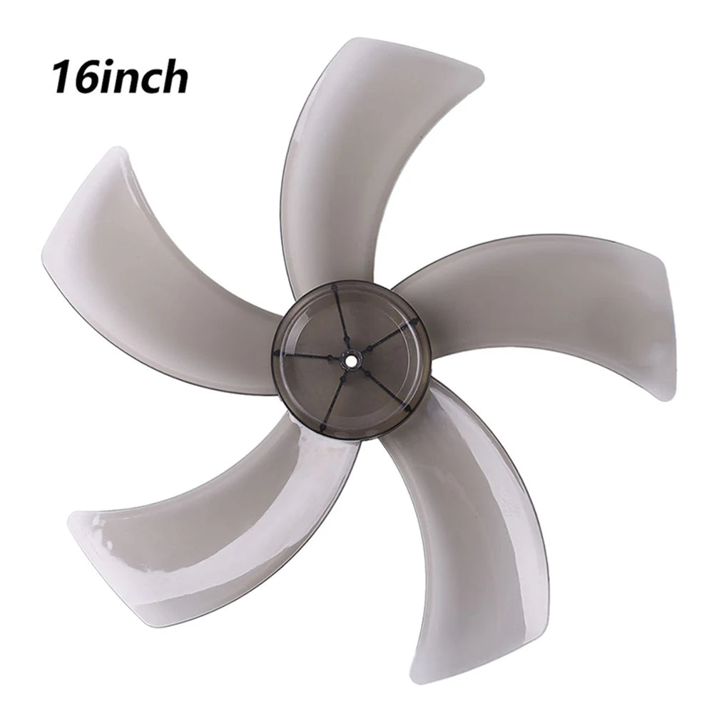 16 Inch 5-Leaf Replacement Fan Blade with Nut Cover | Stand Fan
