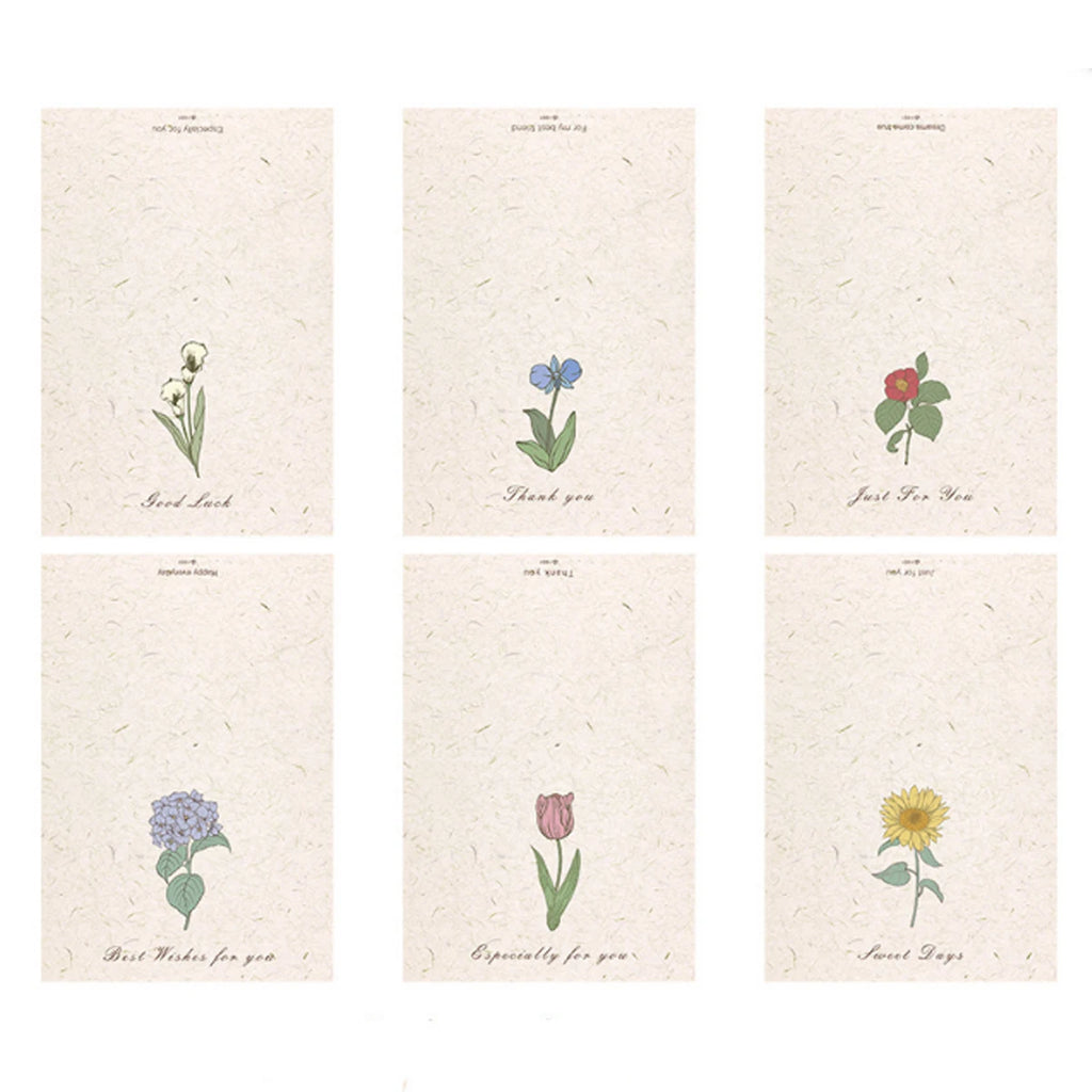 Tulip Thank You Cards Cardstock Flower Card Greeting Cards Assortment with Envelopes Sealing Stickers Birthday Party Wedding Oasis Select