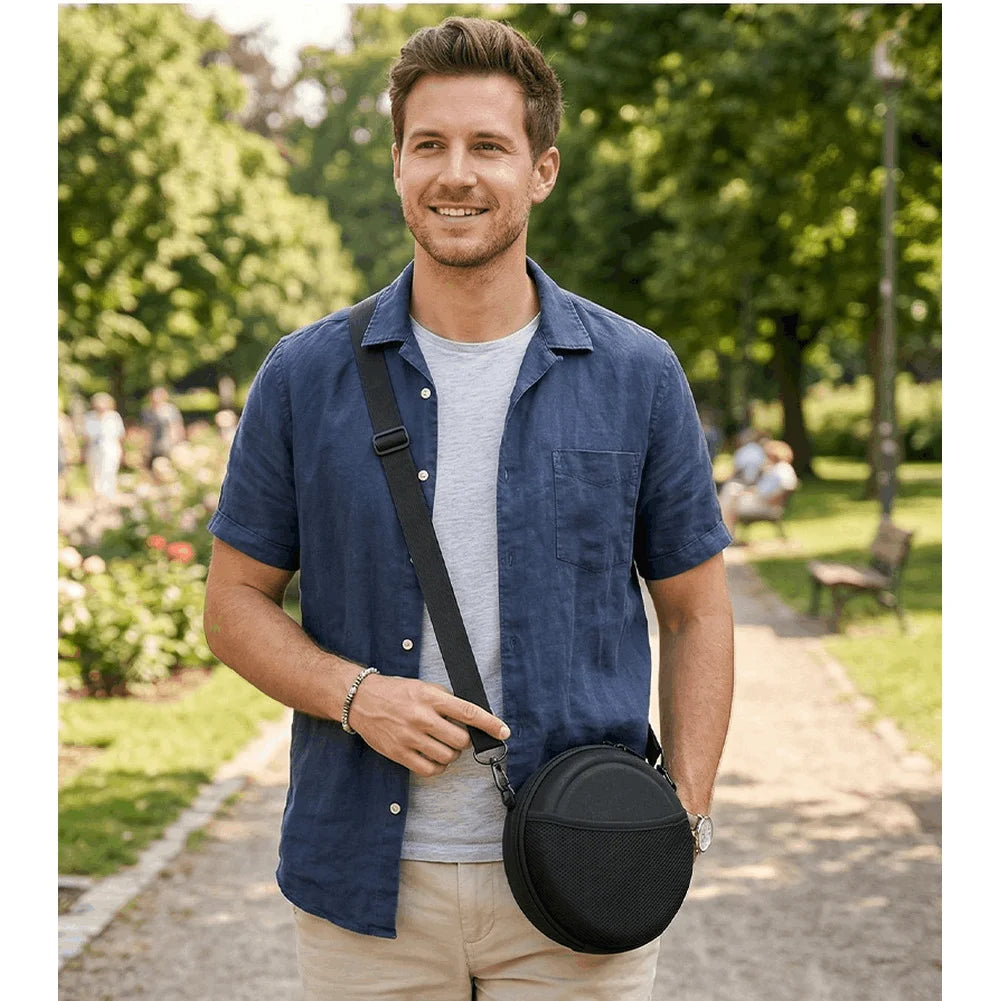 CD Player Case for 6 Inch Models with Adjustable Shoulder Strap 300D Fabric 75 Degree EVA and Organized Mesh Compartments Oasis Select