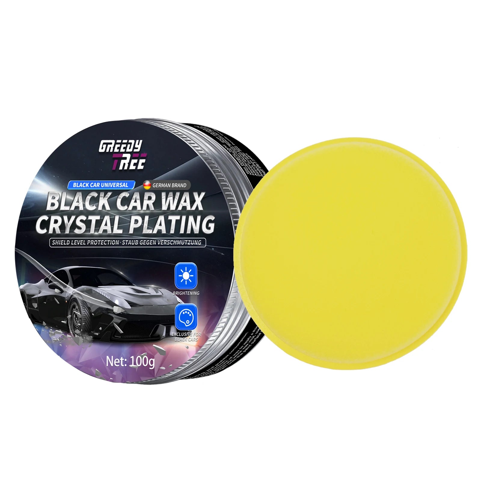 Premium Black Car Wax – Deep Gloss & Paint Protection
