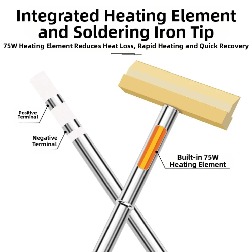 T12 Spade Soldering Iron Tip For FX-951 For FX-950 For FM-203 Soldering Stations Electric Soldering Iron Tips Welding Tools Oasis Select