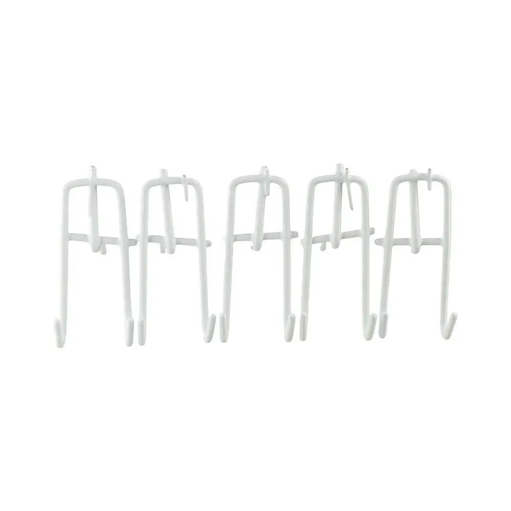 10-Pack Metal Mesh Panel Hooks | Reusable Grid Storage Hooks