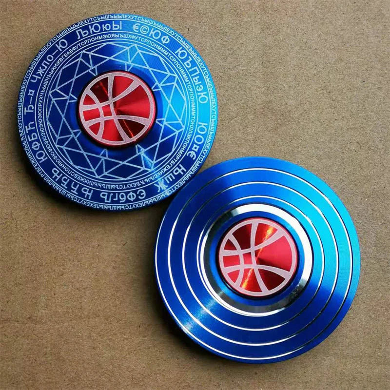 Finger Spinner Shield Aluminum Alloy Fidget Spinner Stress Relief Toy Spinner Oasis Select SKY BLUE