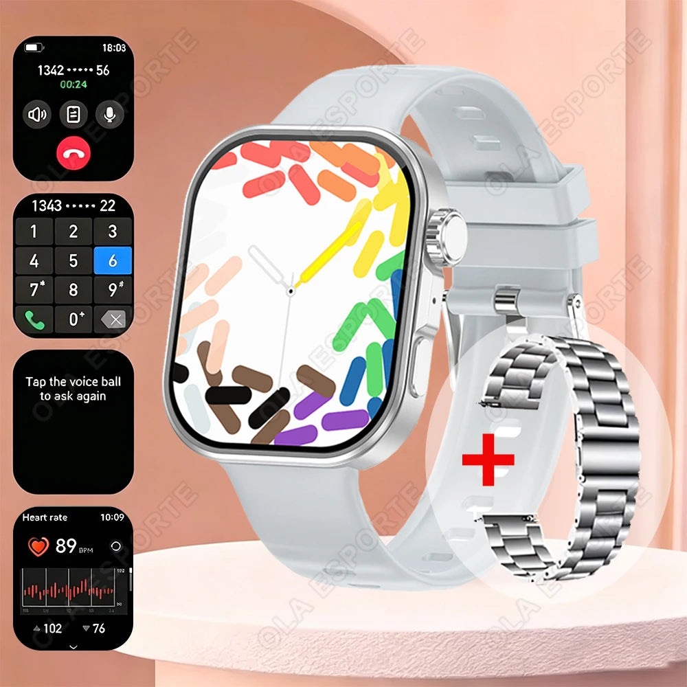HW12 Smartwatch 2.01" HD Bluetooth Call & Fitness Tracker