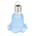Warm White Solar Patio String Lights Waterproof Solar Powered Waterproof Fairy Lights LED Ballet Skirt Shape Hanging Lights Oasis Select Blue-white light