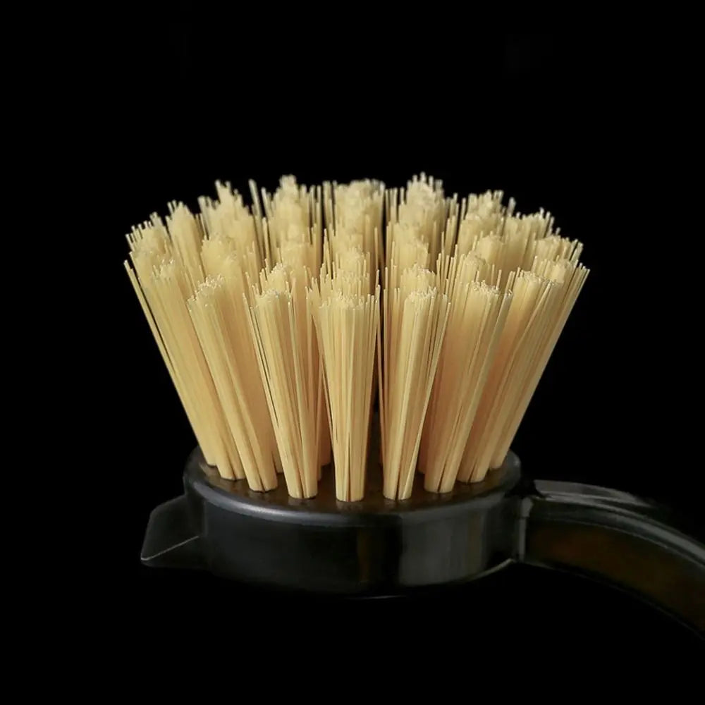 Plastic Pot Brush Oil Free Black White Dishwashing Brush High Temperature Resistance Kitchen Tool Long Handle Cleaning Brush Oasis Select
