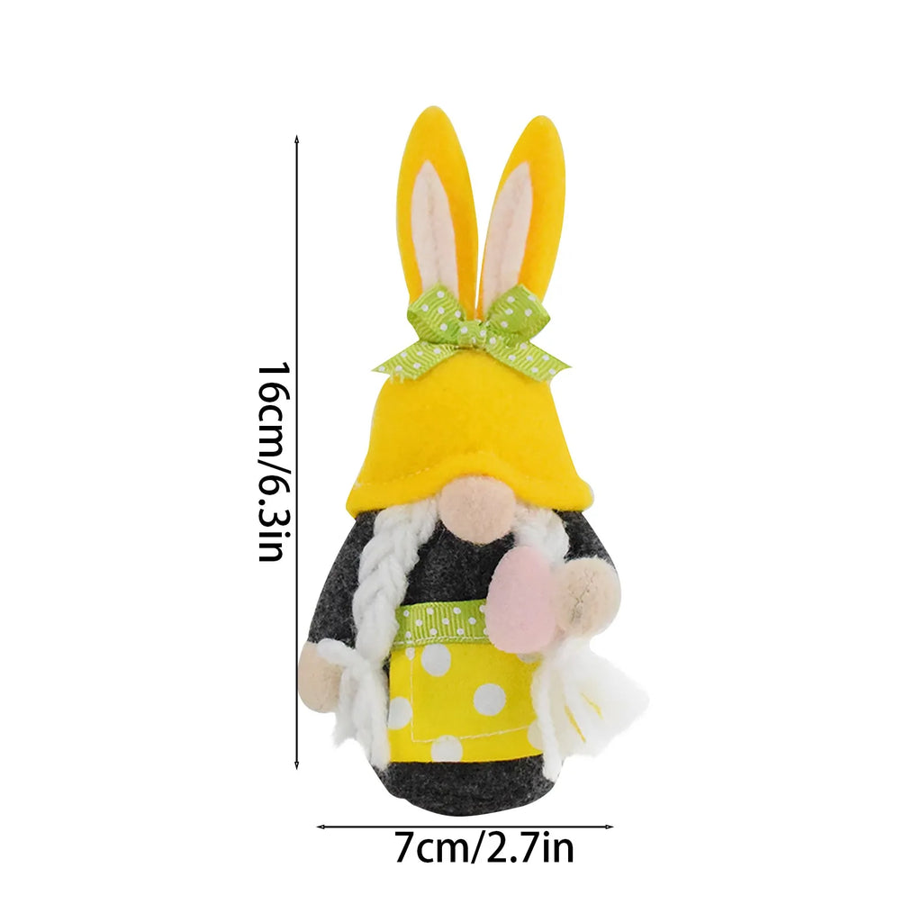 Easter Bunny Plush Figurine – Spring Home & Garden Decor Easter Bunny Figurine Oasis Select