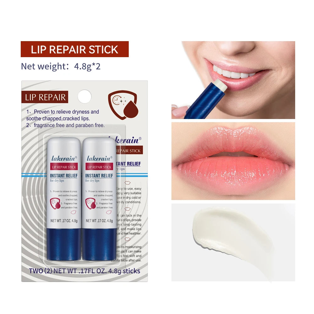 Moisturizing Lip Balm Repair Stick 2-Pack – Paraben Free Lip Balm Oasis Select