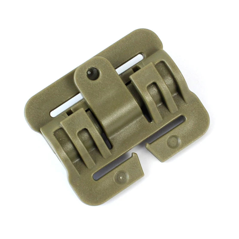 Tactical Vest Quick Release Buckle Slider Tactical Vest Buckle MOLLE Strip Module Strip Plastic Buckle Hinge Oasis Select short Green
