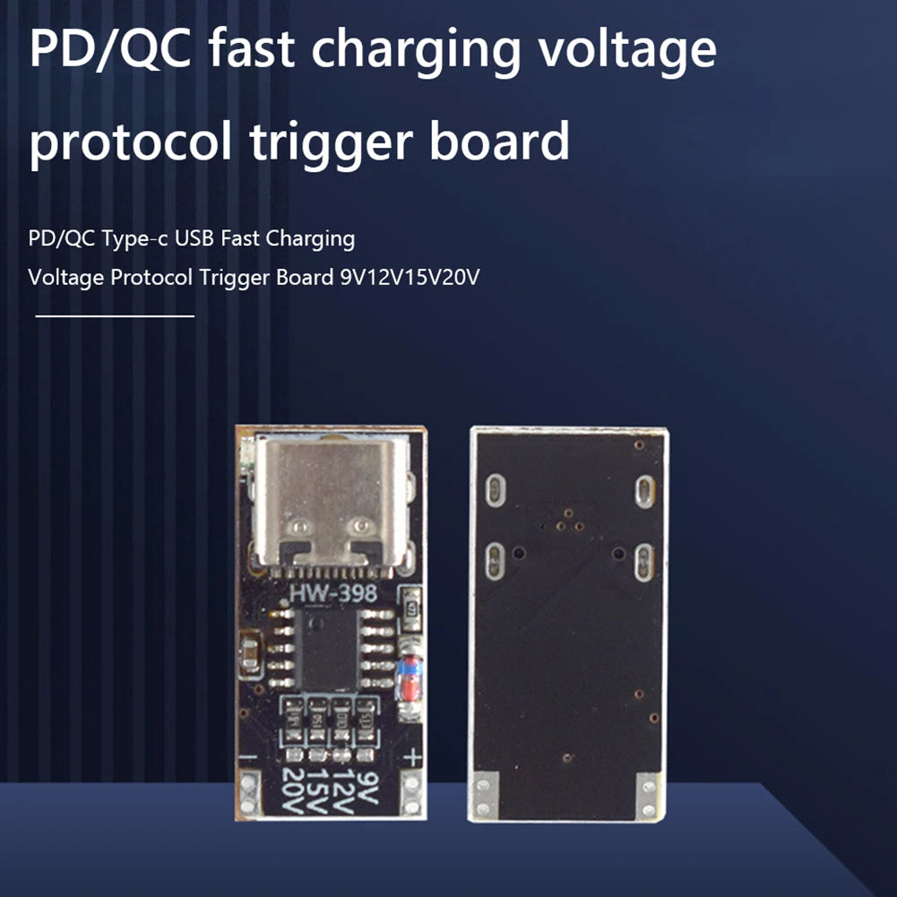 ALLOYSEED USB-C Fast Charging Trigger Board PD QC AFC 9V–20V USB Charging Module Oasis Select