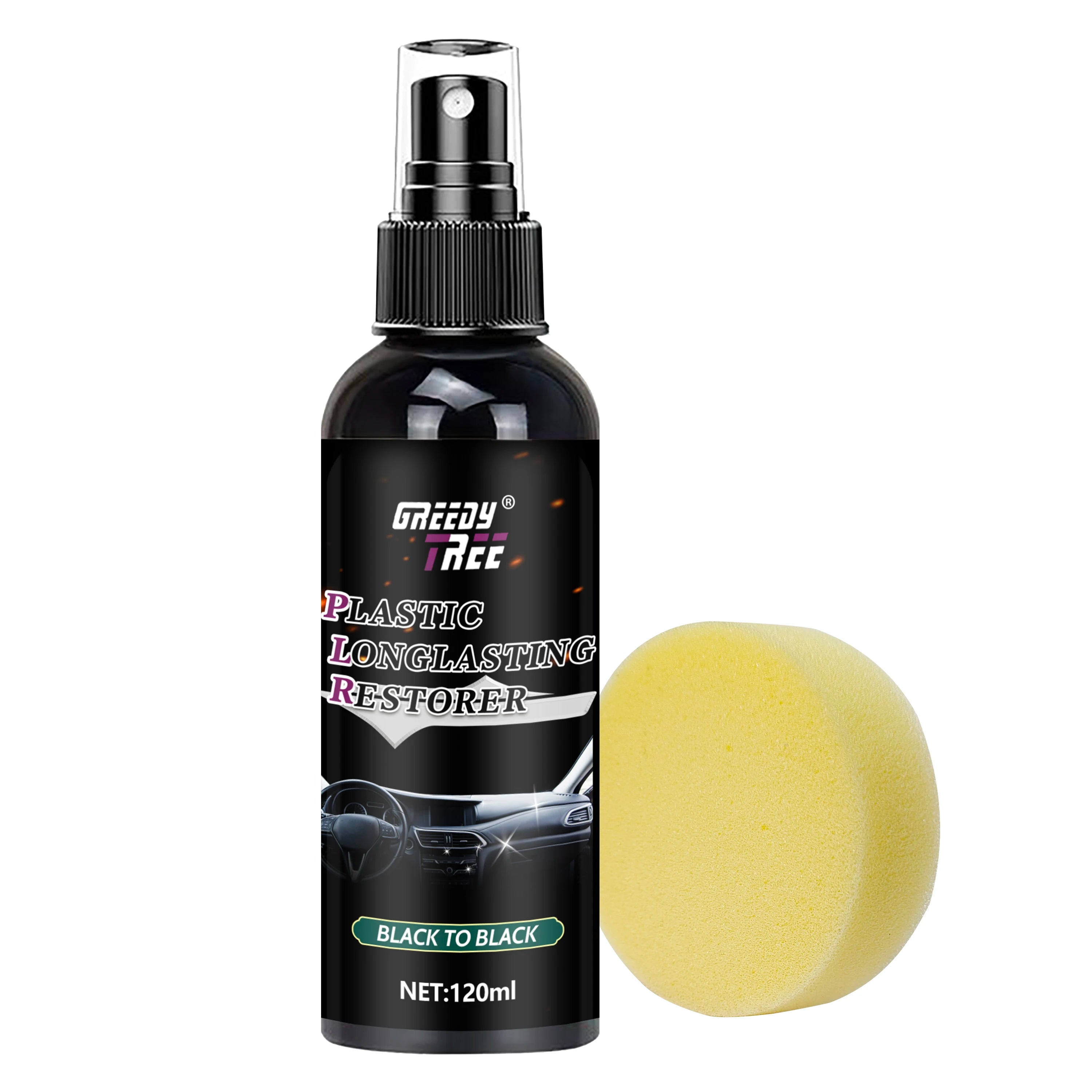 Car Plastic Repair Kit – Crystal Coating & Black Interior Wax
