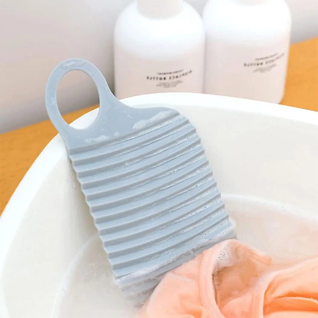 2/4 PCS Mini Washboard Portable Laundry Scrubber Plastic Travel Camping Home Clothes Washing Tool Durable Clean Creative Gift Oasis Select