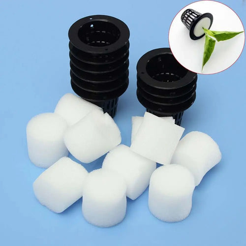 10pcs Germinate Hydroponic Garden Clone Vegetable Plant Grow Net Cup Nursery Pots Planting Basket Mesh Pot Oasis Select