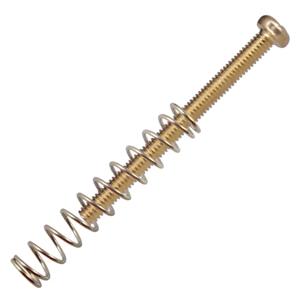 4Pcs Guitar Humbucker Pickup Screws And Springs M3*30MM In Chrome Black Or Gold For Electric Guitar Accessories Oasis Select