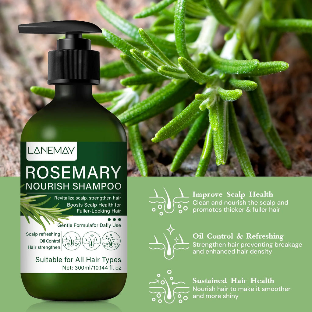 Rosemary Nourish Shampoo – Volume, Oil Control & Repair Nourishing Shampoo Oasis Select