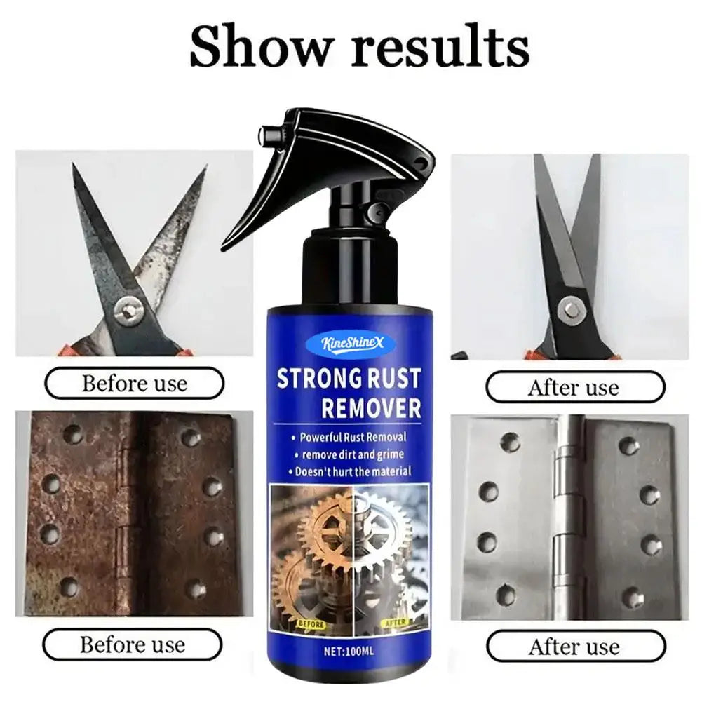 Car Rust Remover Auto Exhaust Pipe Rust Derusting Spray Quickly Car Wheel Hub Care Clean Metal Iron Prowder Stain Removal Agent Oasis Select