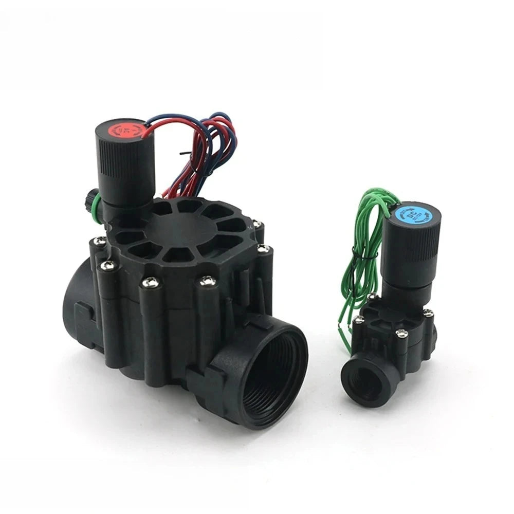DN15 DN20 DN25 Normally Closed Solenoid Valve AC220/24V DC24/12V Nylon Valve for Landscape Irrigation Farm Garden 1/2" 3/4" 1" Oasis Select