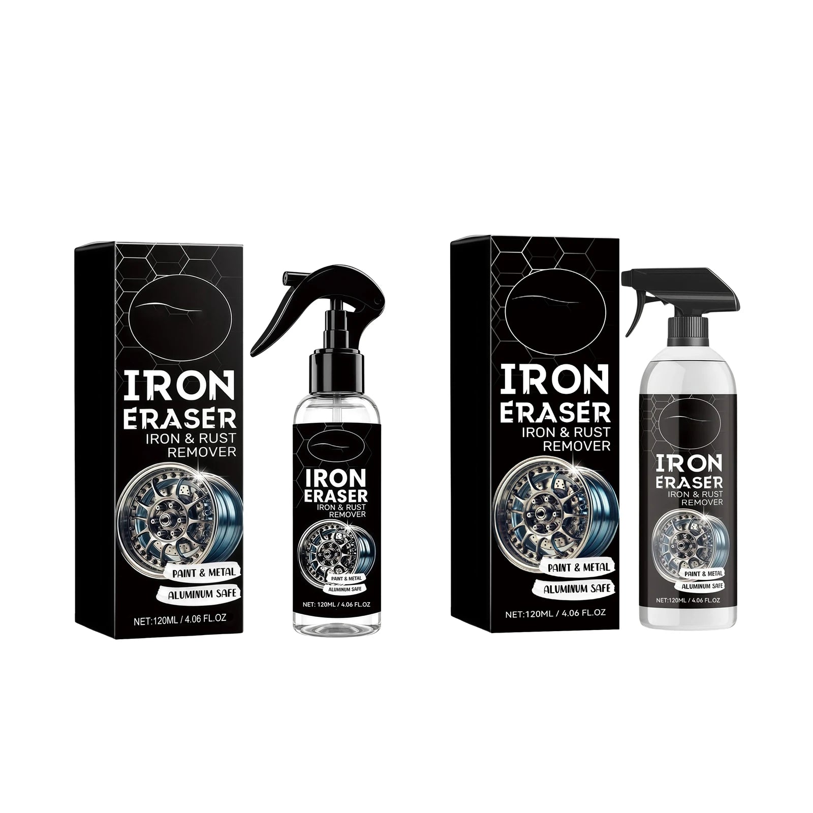 Automobile Rust Cleaner Spray Effective Strong Cleaner For Tire Stains Iron Buildup Restore Shine Car Beauty Cleaning Spray Oasis Select
