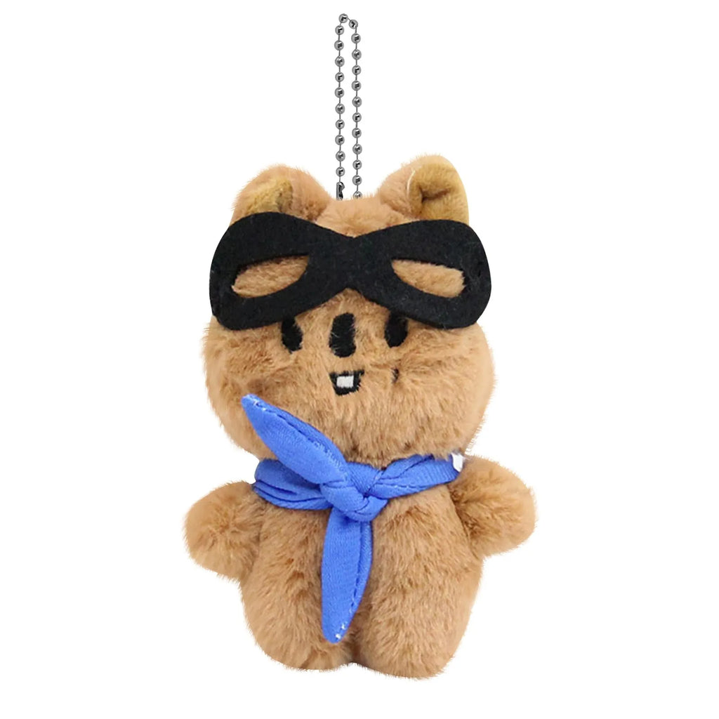 Cute Animal Plush Keychains – Rabbit, Husky & Chicken 6-Pack Plush Animal Keychain Oasis Select E One Size