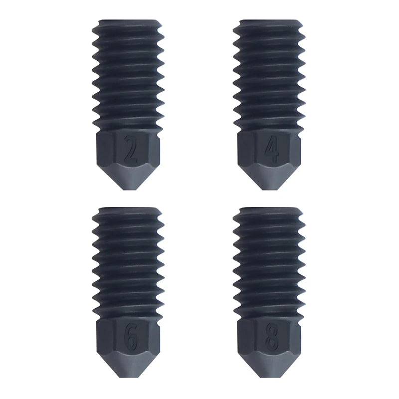Nozzles For Bambu Lab A1 / A1 Mini Nozzle 0.2 0.4 0.6 0.8mm Hardened Steel Nozzle For Bambulab A1 Upgrade Hotend Kit 3D Printer Oasis Select