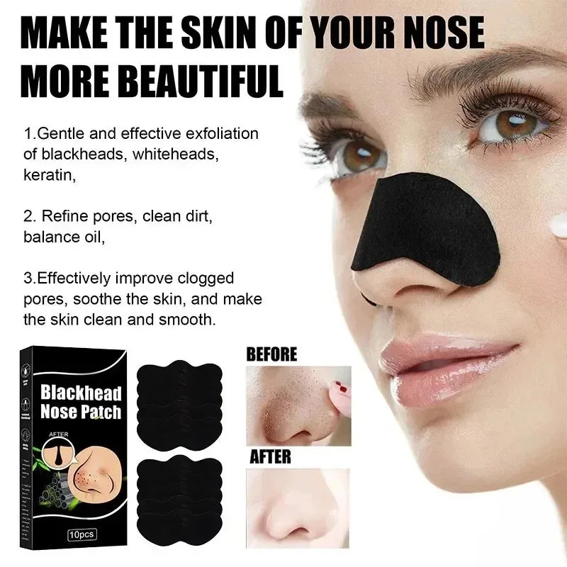 15/60pcs Professional Nose Strips Remover Blackhead & Whiteheads Gentle Pore Cleansing Patches Oil Control Exfoliating Effective Oasis Select