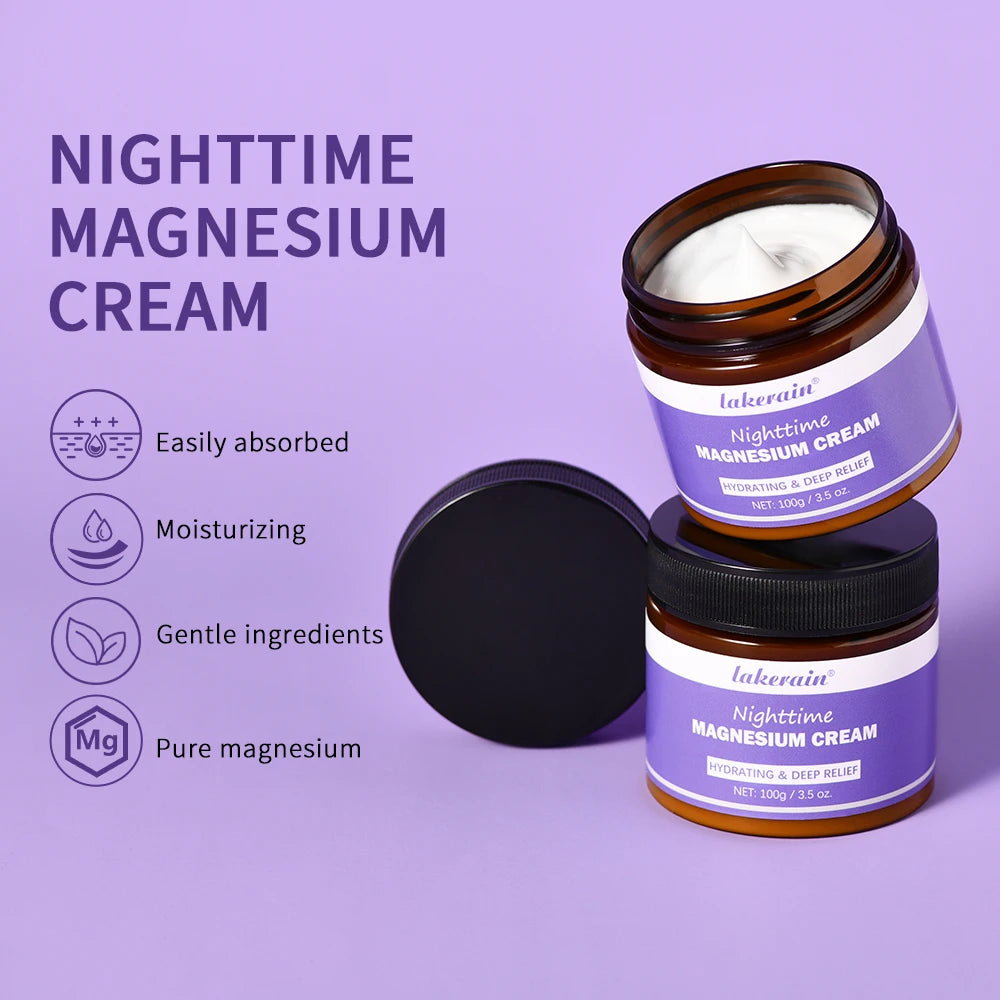 Magnesium Nighttime Cream – Lavender, Shea & Vitamin E