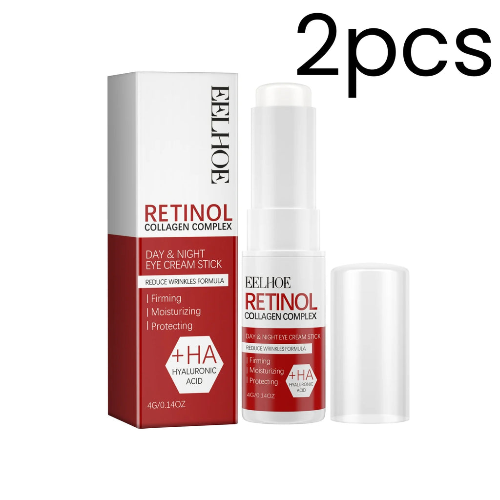 Eelhoe Retinol Collagen Eye Cream Stick – Anti-Wrinkle Firming Eye Cream Stick Oasis Select 2pcs